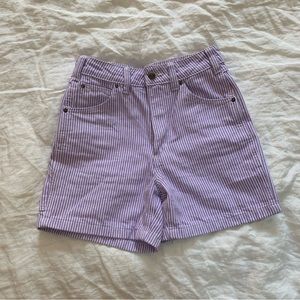 Dickies Purple Pinstripe Shorts